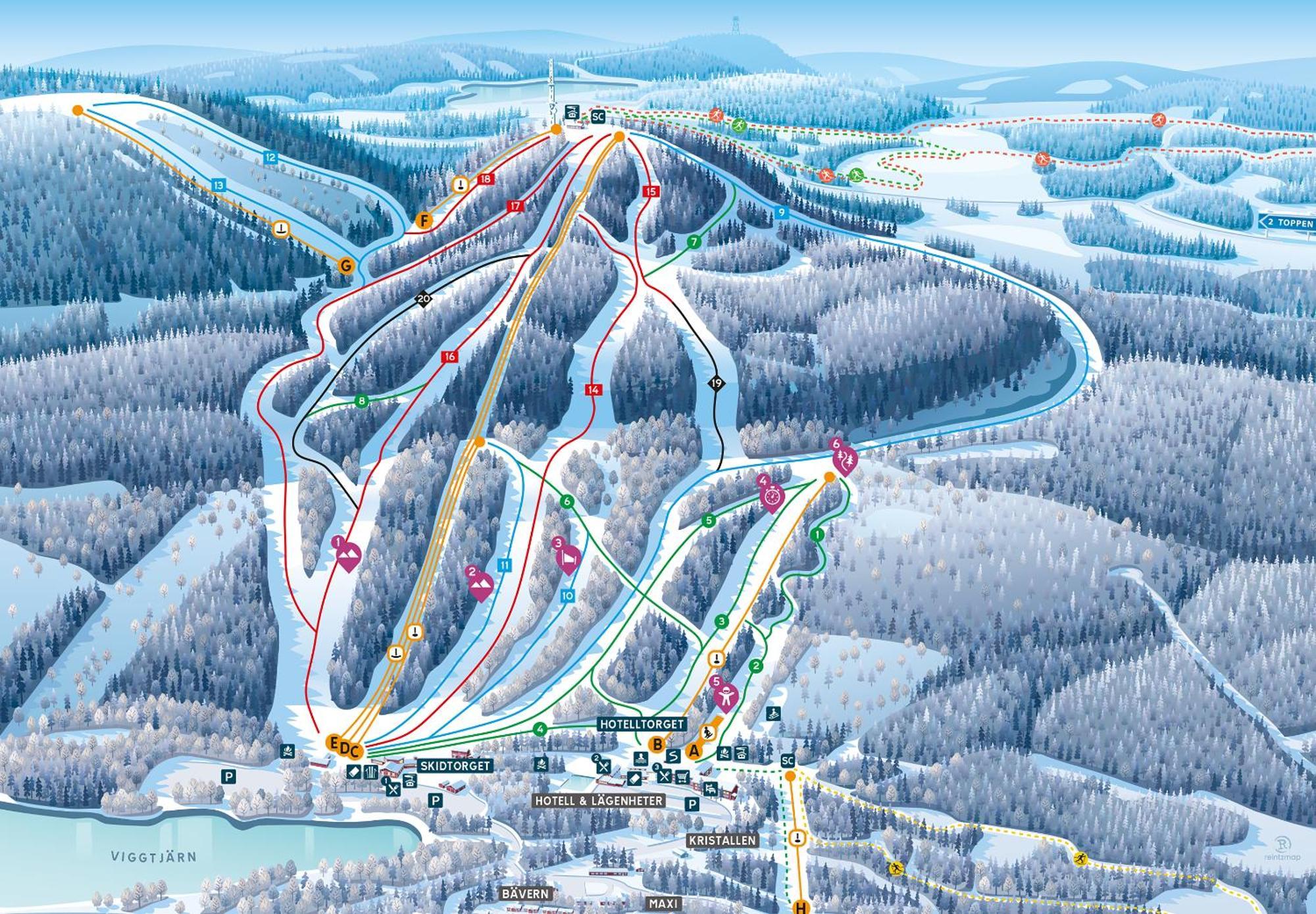 Hassela Ski Resort Eksteriør billede