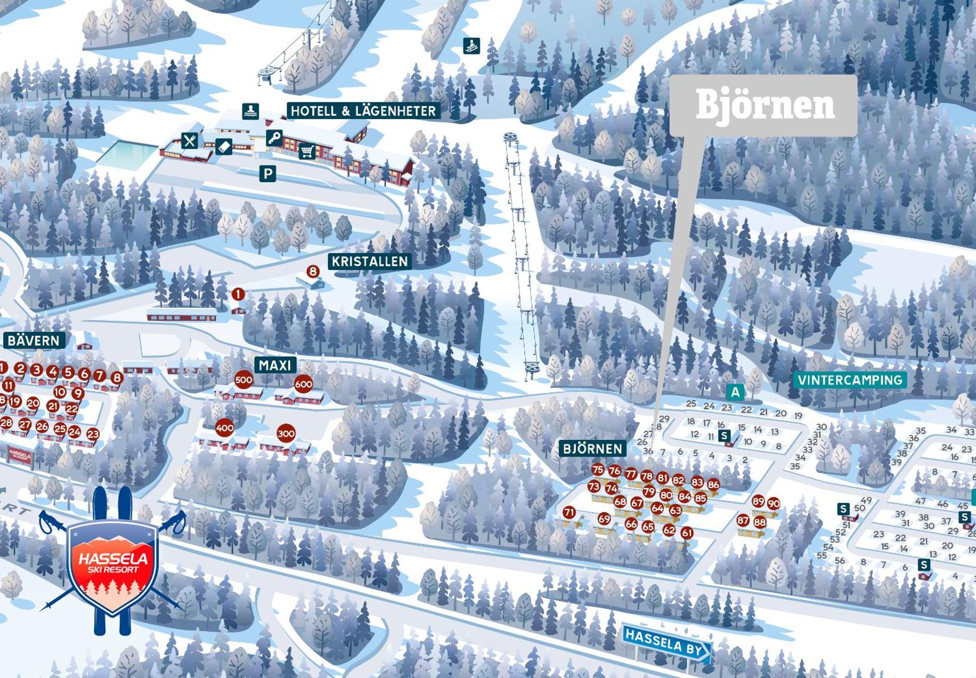 Hassela Ski Resort Eksteriør billede